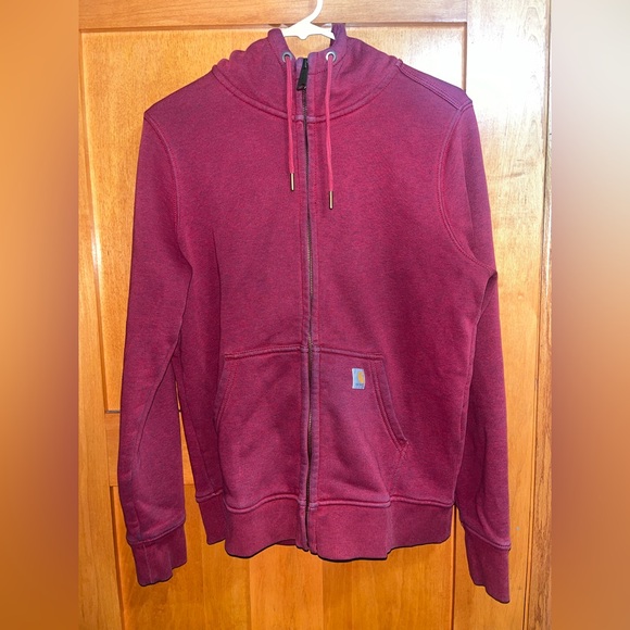 Carhartt Lined Relaxed Fit Midweight Women’s Full Zip Sweatshirt M(8-10) - Picture 3 of 6